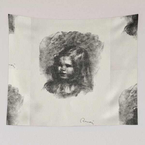 Item preview, Claude Renoir Turned to the Left by Pierre-Auguste Renoir: Impressionist Portrait Poster designed and sold by artofuniverse.