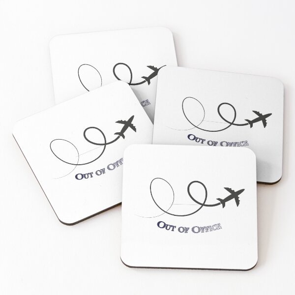 Item preview, Out of Office - Minimalist Travel Airplane Loop Art designed and sold by ArtistMadrid.
