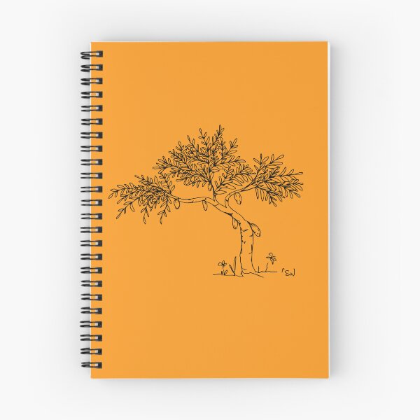 Item preview, Cacao Tree, Line Drawing Symmetric Minimalist Aesthetic Natural Design Yellow Mustard designed and sold by SWSandraWechner.