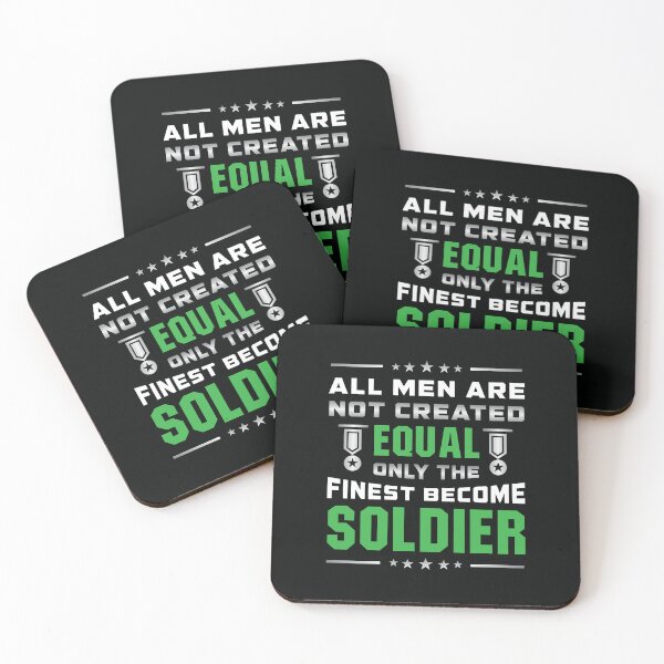 Item preview, Only The Finest Become Soldiers - Patriotic Military Pride Quote designed and sold by 19Beauty.