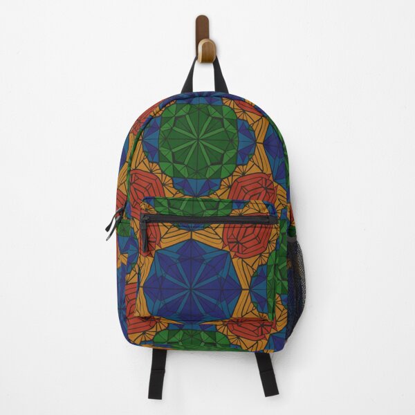 Item preview, Vibrant Geometric Kaleidoscope Mandala Seamless Pattern Jewel Tones designed and sold by Midnight Veil Designs.