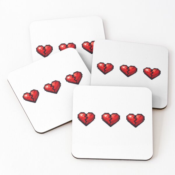 Item preview, Hardcore Hearts Pixel Minimal Design designed and sold by Ana Gómez.