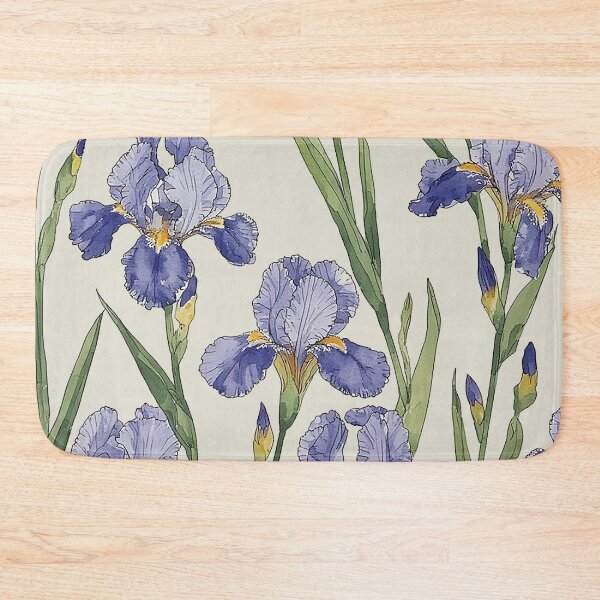 Item preview, Blue Iris Blossoms designed and sold by tonymagnerart.