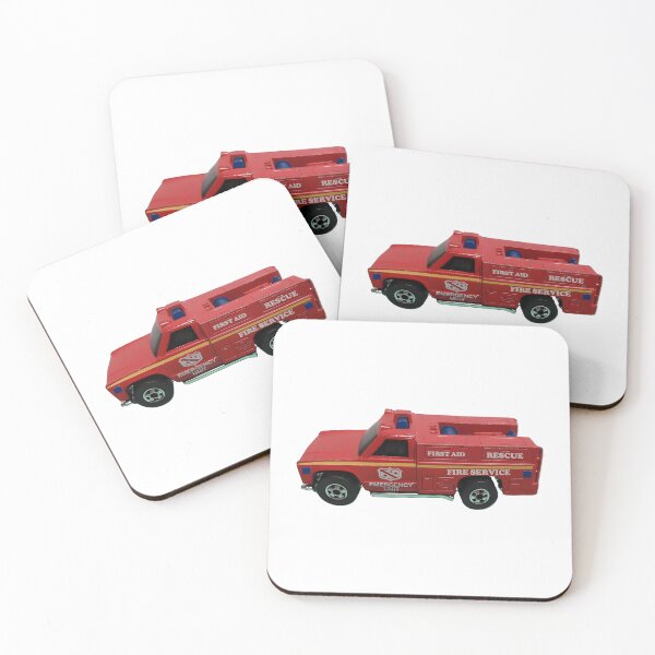 Item preview, Retro Toy American Fire Service Rescue Truck designed and sold by russellglantz.