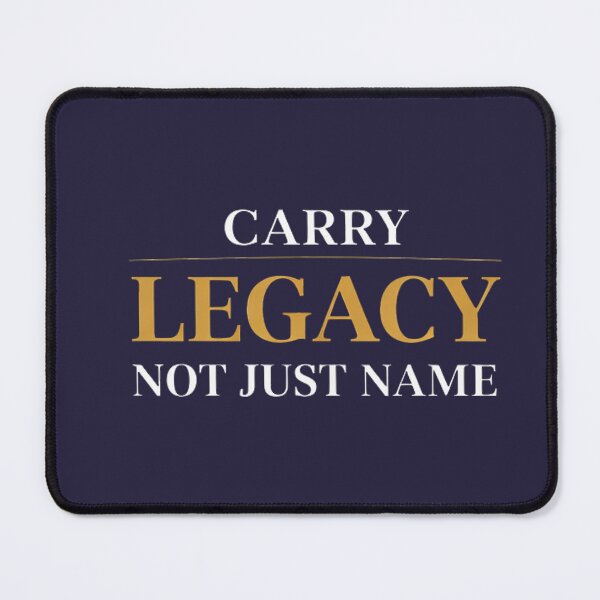Item preview, Carry Legacy Not Just Name African Inspirational Typography Design for men designed and sold by The Melanic.