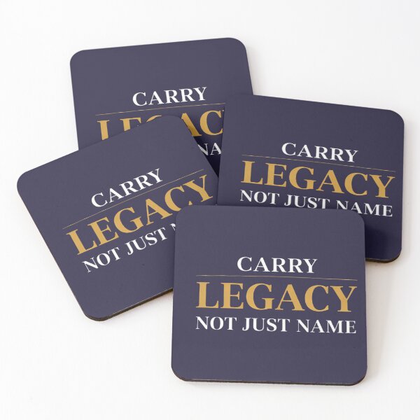 Item preview, Carry Legacy Not Just Name African Inspirational Typography Design for men designed and sold by The Melanic.