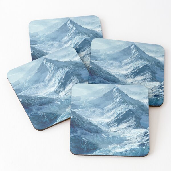 Item preview, Winter Mountains Landscape designed and sold by NicolasGlowArt.