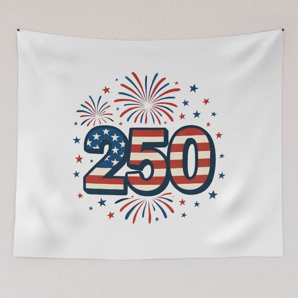 Item preview, 250 Stars and Stripes – Patriotic Fireworks Design for America 250 designed and sold by Brainy Bites19.