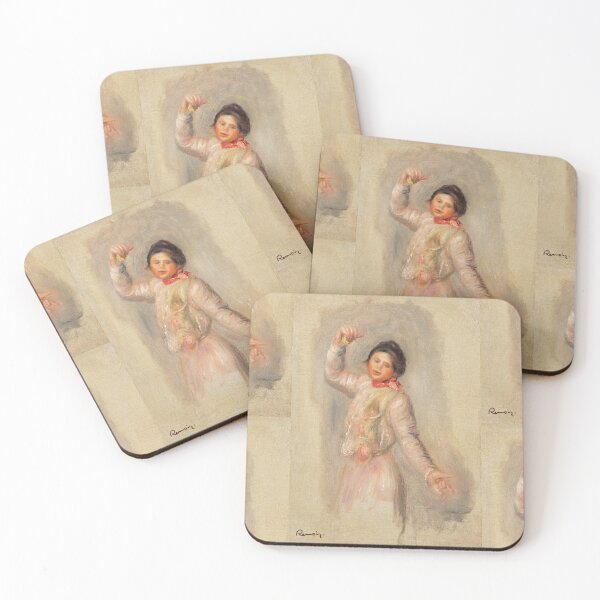 Item preview, Danseuse Aux Castagnettes by Pierre-Auguste Renoir: Elegant Impressionist Poster designed and sold by artofuniverse.