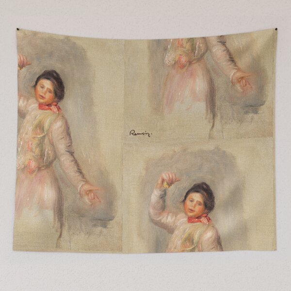 Item preview, Danseuse Aux Castagnettes by Pierre-Auguste Renoir: Elegant Impressionist Poster designed and sold by artofuniverse.