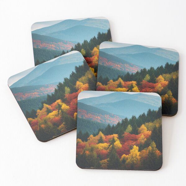 Item preview, Autumn Mountains Colors designed and sold by NicolasGlowArt.