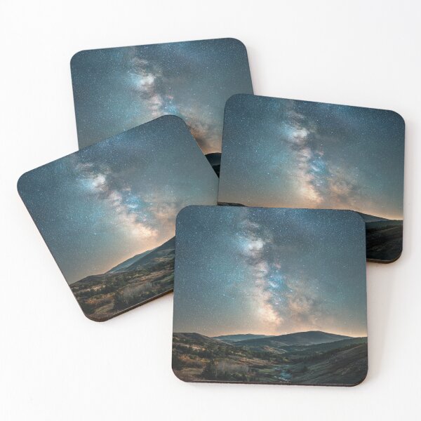 Item preview, Mountains Milky Way Landscape designed and sold by NicolasGlowArt.