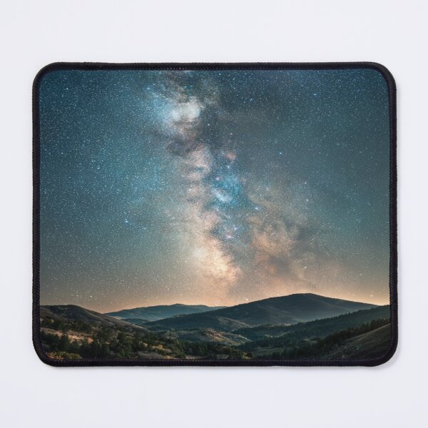 Item preview, Mountains Milky Way Landscape designed and sold by NicolasGlowArt.