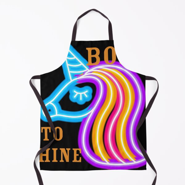 Item preview, Born To Shine - Neon Unicorn Fantasy Art designed and sold by Mini Pixel Perfect Co..