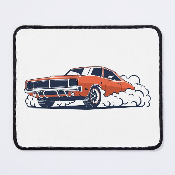 Item preview, Minimalist Aesthetic American Muscle Car Silhouette Vector designed and sold by Torque Creed.