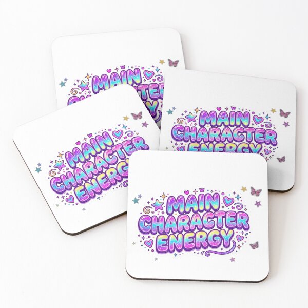 Item preview, Main Character Energy - Vibrant and Colorful Y2K Text designed and sold by G3LAtelie.