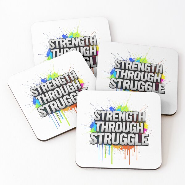 Item preview, Strength Through Struggle - Graffiti Motivational Street Art designed and sold by 19Beauty.