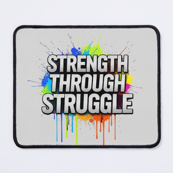 Item preview, Strength Through Struggle - Graffiti Motivational Street Art designed and sold by 19Beauty.