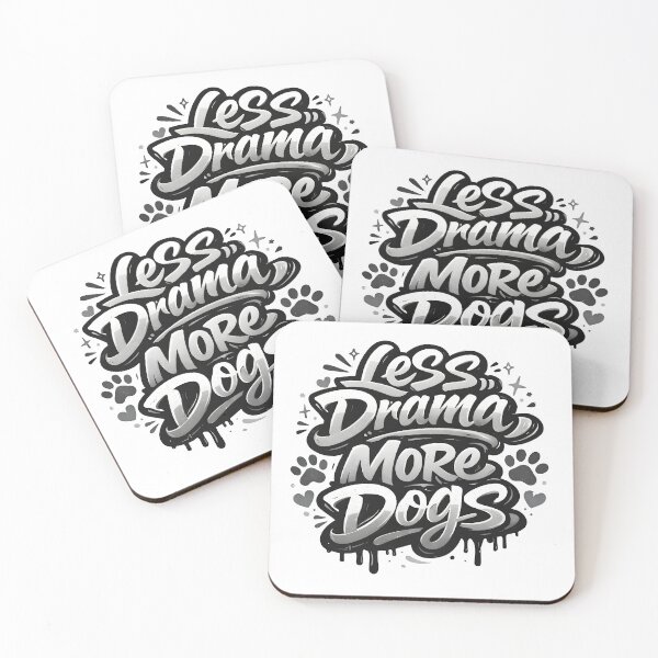 Item preview, Less Drama More Dogs – Graffiti Dog Lover designed and sold by PurfectPredator.