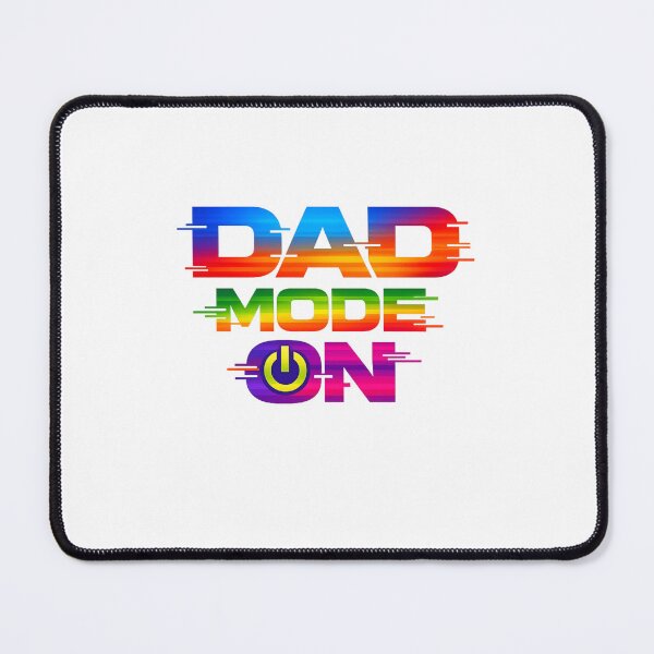 Item preview, Dad Mode ON - Bold Glitch Typography for Tech-Savvy Dads designed and sold by MKreative Studio.