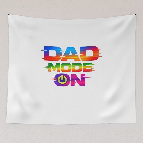 Item preview, Dad Mode ON - Bold Glitch Typography for Tech-Savvy Dads designed and sold by MKreative Studio.
