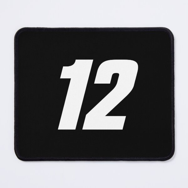 Item preview, Number 12 White Color Black Outline designed and sold by Martin Czoka.