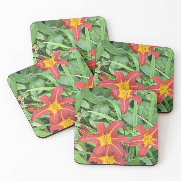 Item preview, Red Day Lilies V designed and sold by Katy Fryd.