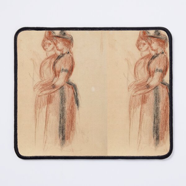 Item preview, Deux Elegantes by Pierre-Auguste Renoir: Impressionist Figure Study Poster designed and sold by artofuniverse.