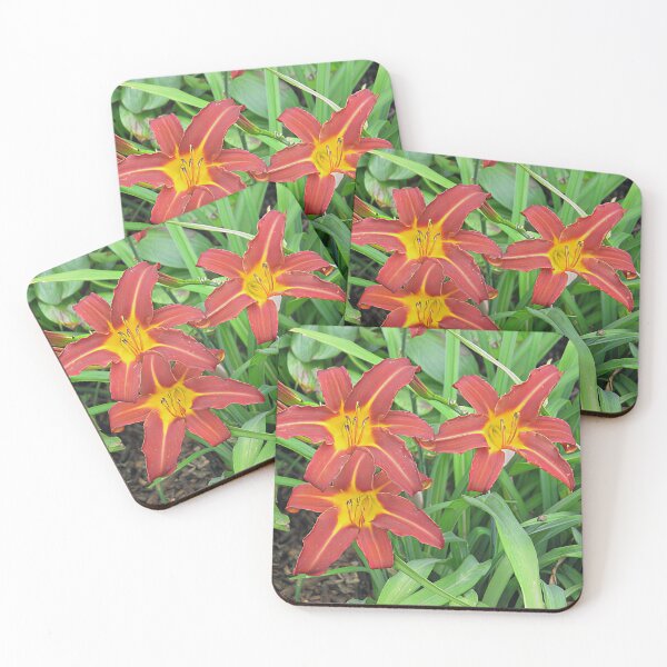 Item preview, Red Daylilies VI designed and sold by Katy Fryd.