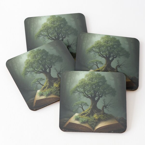 Item preview, Heart Library Soul Forest | Bookish Nature Lover Gift designed and sold by YvkafromPoland.