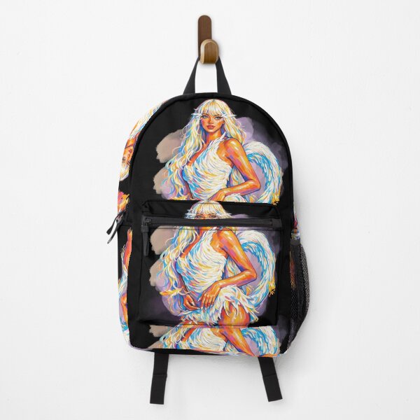 Item preview, Feathered Goddess - Colorful Angel Watercolor Illustration designed and sold by DunnDunnDunnDunn.