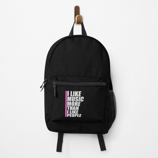 Item preview, I Like Music More Than I Like People Funny Quote designed and sold by shirt-o-mat.