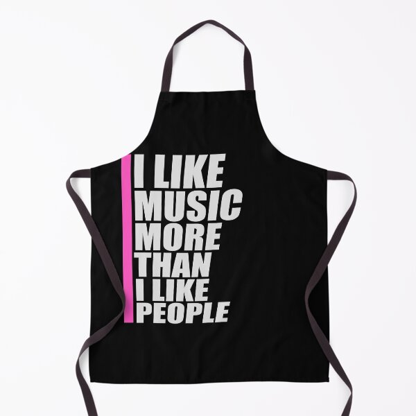 Item preview, I Like Music More Than I Like People Funny Quote designed and sold by shirt-o-mat.