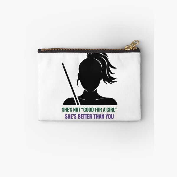 Item preview, woman pool player, good for a girl designed and sold by Crazyhuskychick.