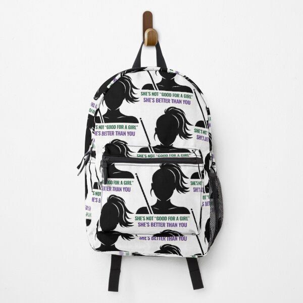 Item preview, woman pool player, good for a girl designed and sold by Crazyhuskychick.
