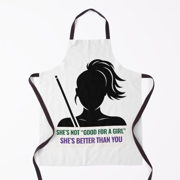Item preview, woman pool player, good for a girl designed and sold by Crazyhuskychick.