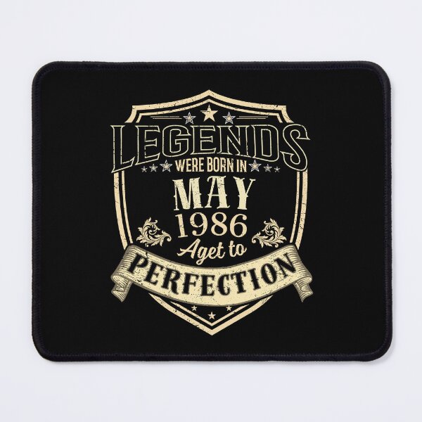 Item preview, Legends Born In May 1986 Aged To Perfection Vintage Birthday Gift designed and sold by MixedVibes Co..