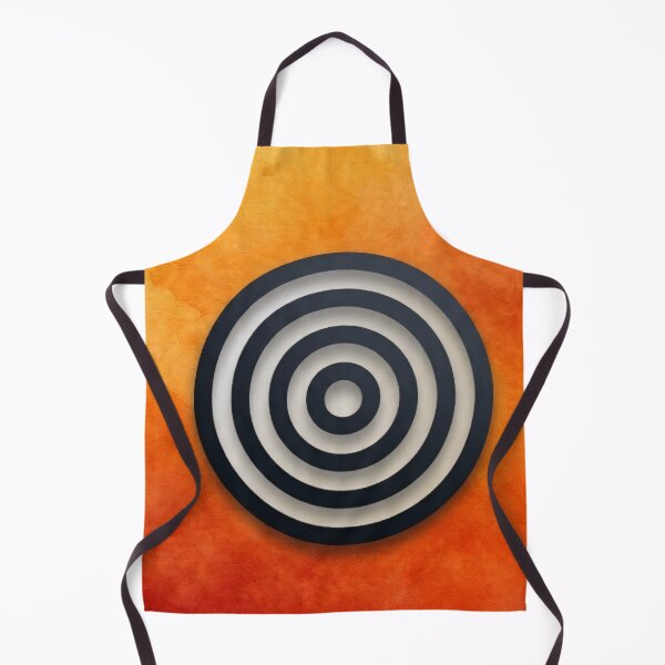 Item preview, Orange Gradient Flower with Concentric Circle Core designed and sold by blacK1982White.