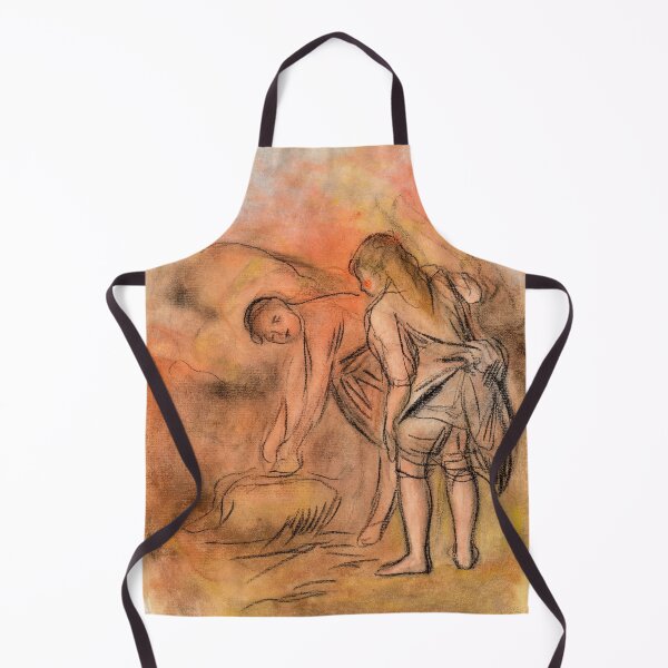 Item preview, Deux Jeunes Filles Au Bord De La Mer by Pierre-Auguste Renoir: Impressionist Poster designed and sold by artofuniverse.