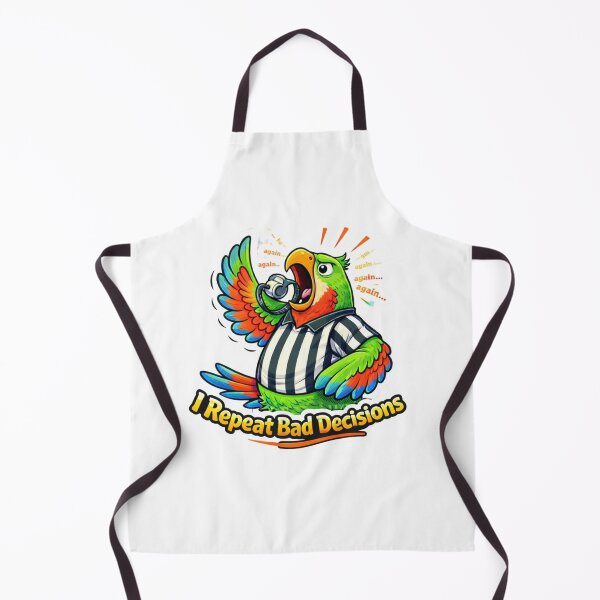 Item preview, Funny Parrot Meme – I Repeat Bad Decisions designed and sold by Gentlestate.
