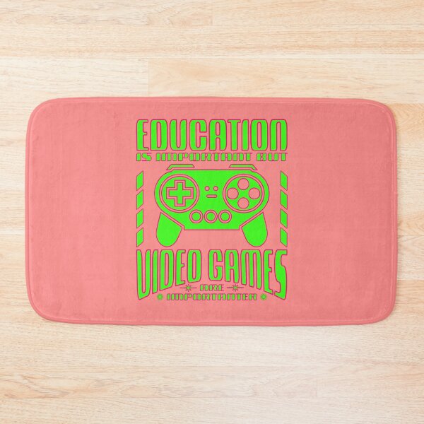 Item preview, Education Is Important But Video Games Are Importanter Funny Gamer Quote designed and sold by Abaseen.