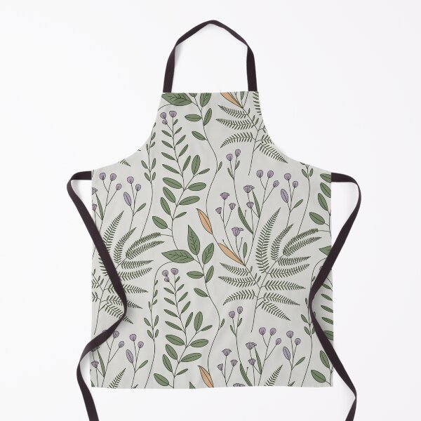 Item preview, Whimsical Fern Ivy Wildflower Vines Seamless Pattern Soft Botanical designed and sold by Midnight Veil Designs.