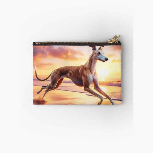 Item preview, Greyhound at Sunset – Coastal Freedom Run designed and sold by Dogandesighn.