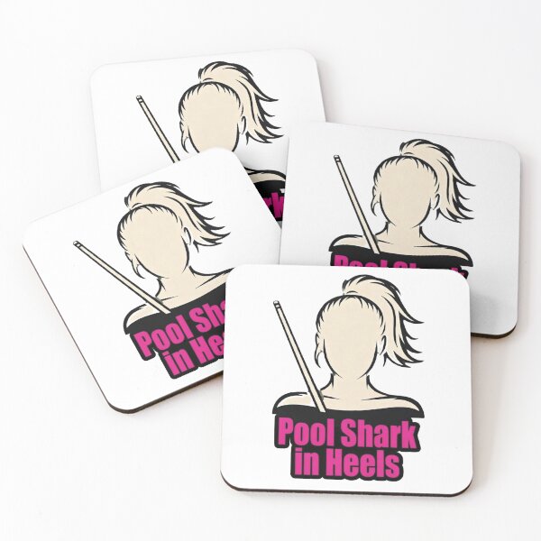 Item preview, woman pool player, pool shark designed and sold by Crazyhuskychick.