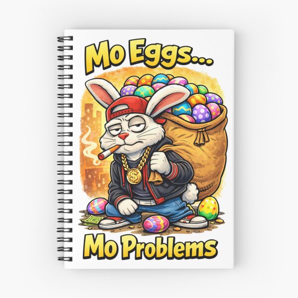 Item preview, Mo Eggs Mo Problems | Notorious B.I.G. Parody Funny Gangster Rapper Easter Bunny Designs designed and sold by Donsean22.