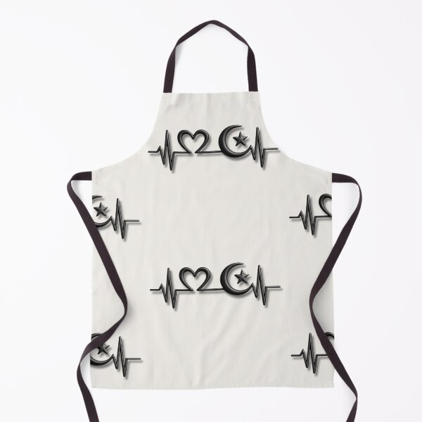 Item preview, Islamic Heartbeat – Crescent Moon & Star ECG Faith Design designed and sold by D-Islamic.