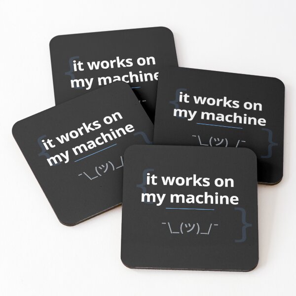 Item preview, It Works On My Machine — Clean Minimalist designed and sold by SyntaxThreads.