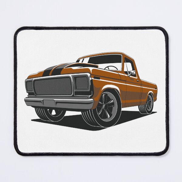 Item preview, Aesthetic Vintage American Pickup. Minimalist Vector Garage Art designed and sold by Torque Creed.