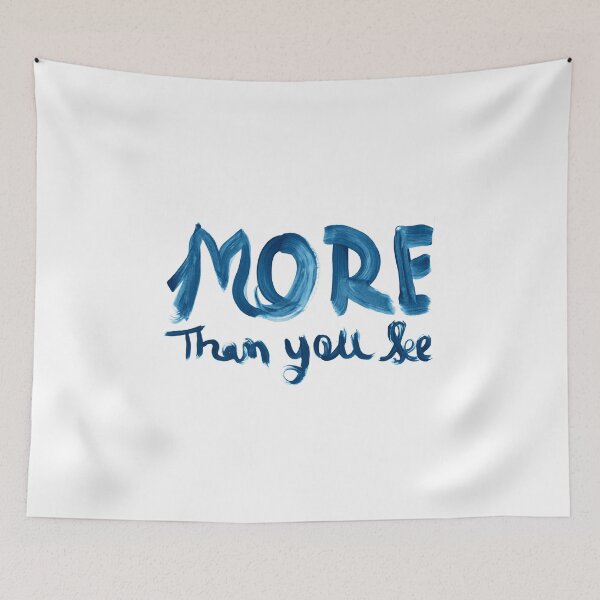 Item preview, Minimal Abstract Typography More Than You See designed and sold by Kraalikaa.