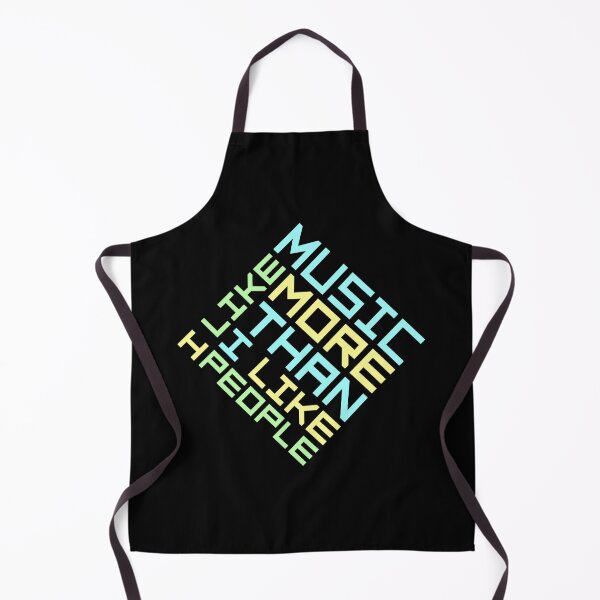 Item preview, I Like Music More Than I Like People Funny Quote designed and sold by shirt-o-mat.